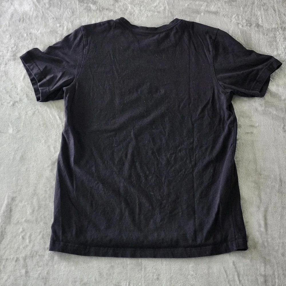 Men's Adidas T Shirt Size‎ Small Gold logo Spellout Paint Swirl
